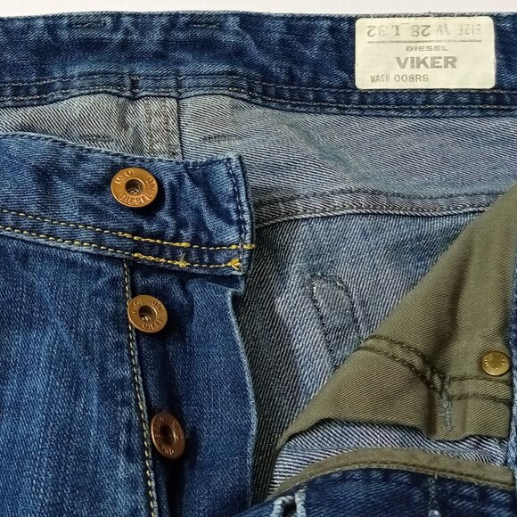 Diesel Men's Indigo Straight Jeans - Picture 5 of 16